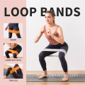 Custom Logo Printed Exercise fitness resistance loop bands